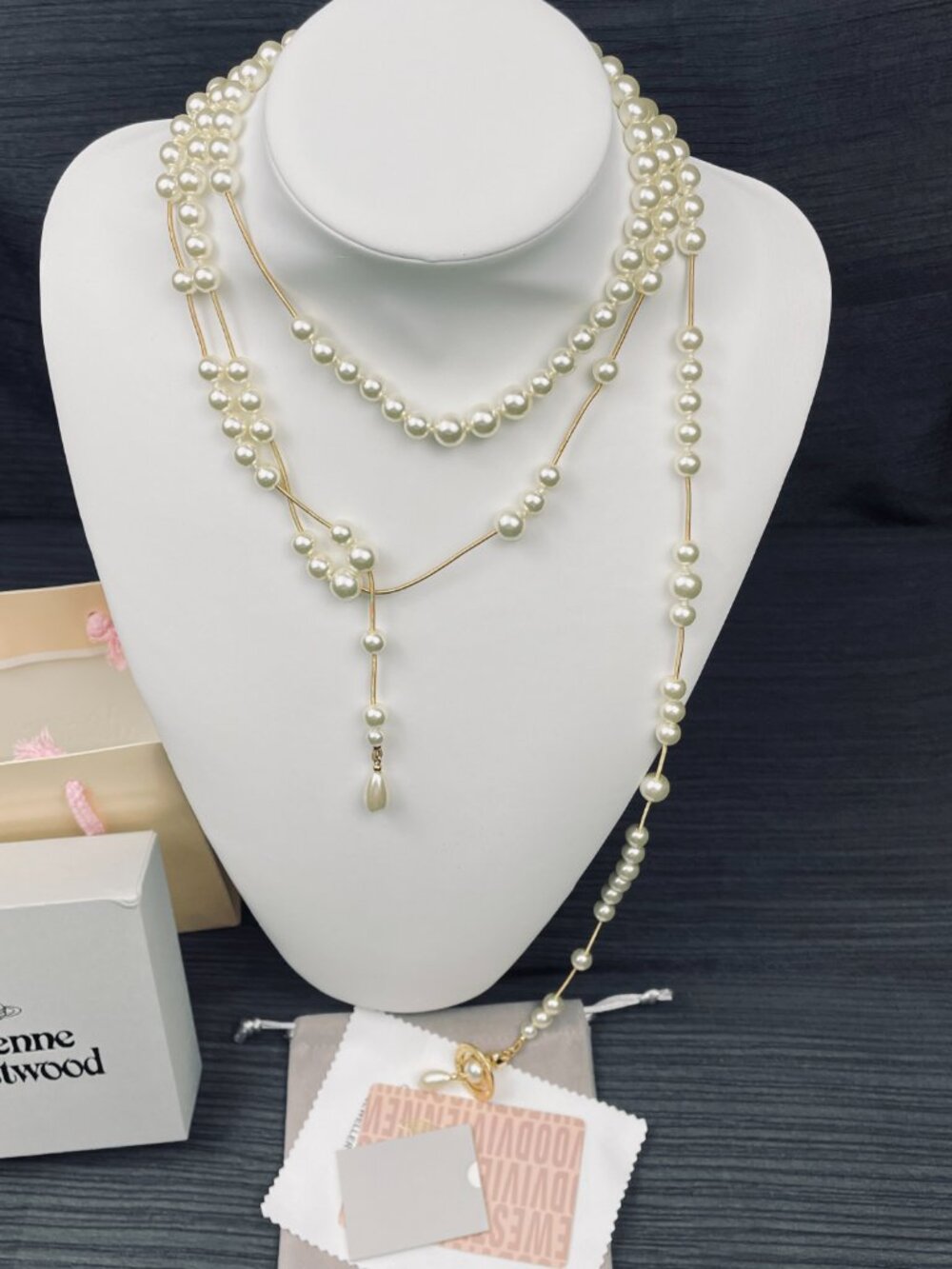 New Vivienne Westwood Asymmetrical Necklace